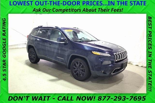 used 2016 Jeep Cherokee car, priced at $10,850