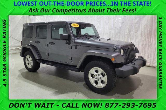 used 2014 Jeep Wrangler Unlimited car, priced at $16,700