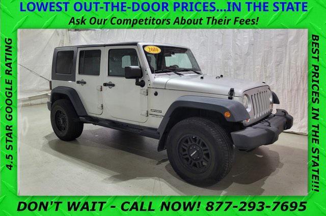 used 2010 Jeep Wrangler Unlimited car, priced at $7,500