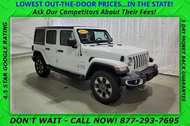 used 2018 Jeep Wrangler Unlimited car, priced at $25,800