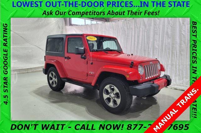 used 2017 Jeep Wrangler car, priced at $16,500