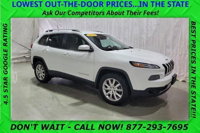 used 2017 Jeep Cherokee car, priced at $10,500