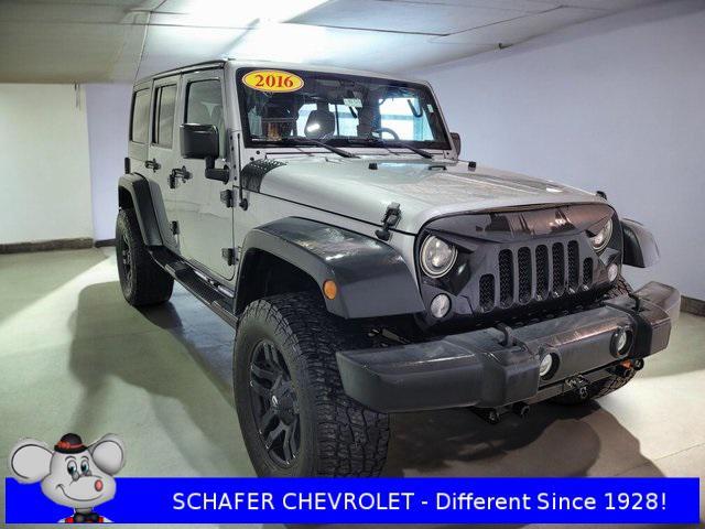 used 2016 Jeep Wrangler Unlimited car, priced at $20,000