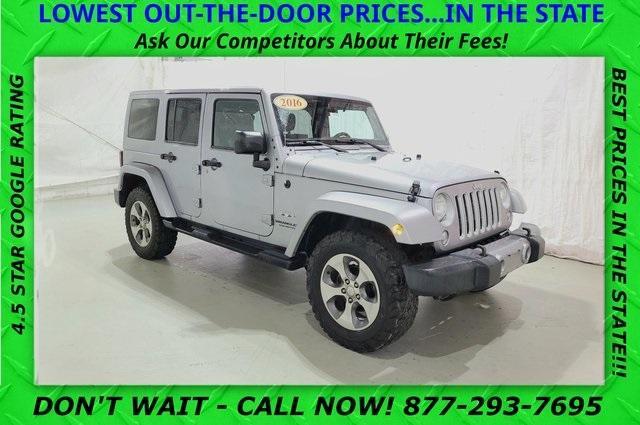 used 2016 Jeep Wrangler Unlimited car, priced at $19,400