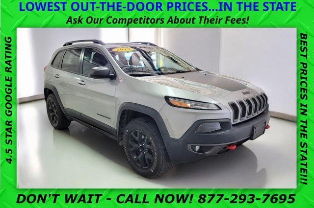 used 2017 Jeep Cherokee car, priced at $13,300