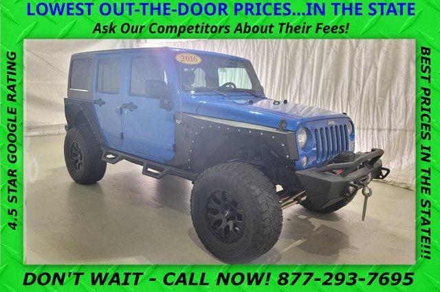 used 2016 Jeep Wrangler Unlimited car, priced at $17,000