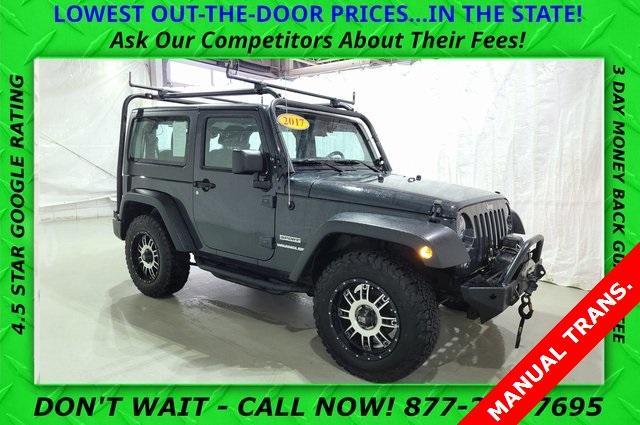 used 2017 Jeep Wrangler car, priced at $21,399