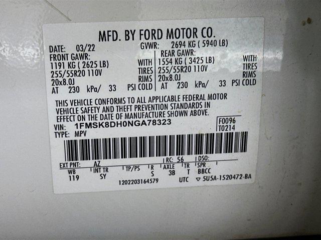 used 2022 Ford Explorer car, priced at $29,689