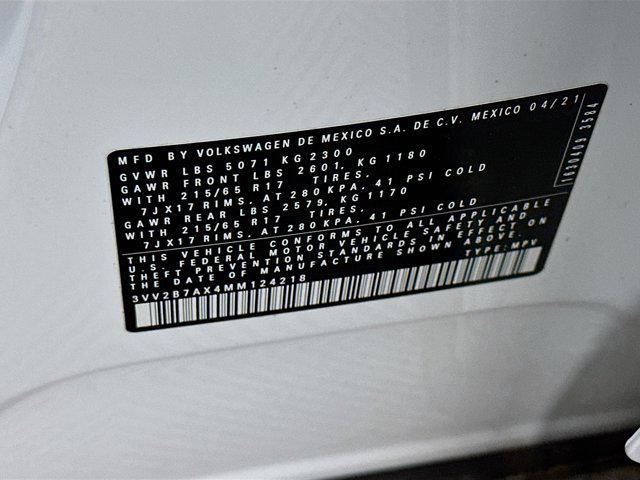 used 2021 Volkswagen Tiguan car, priced at $20,677