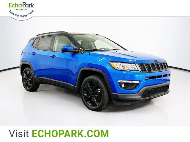 used 2021 Jeep Compass car, priced at $18,869