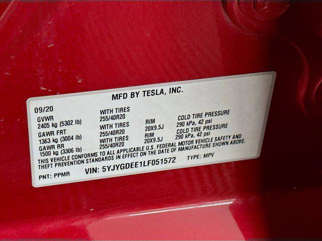 used 2020 Tesla Model Y car, priced at $22,997