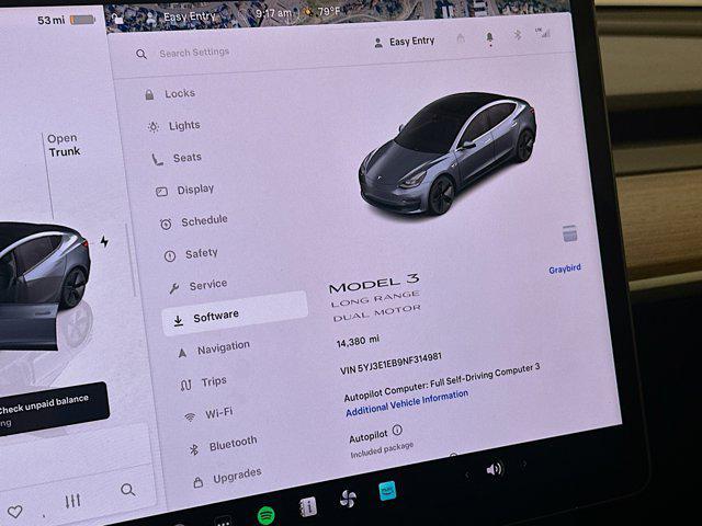 used 2022 Tesla Model 3 car, priced at $27,577