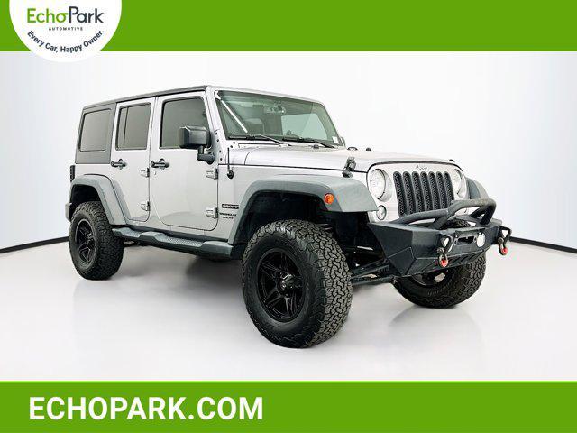 used 2018 Jeep Wrangler JK Unlimited car, priced at $23,109