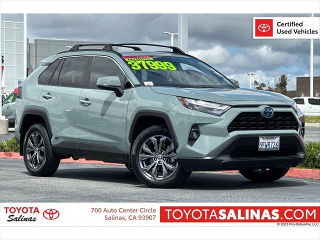 used 2022 Toyota RAV4 Hybrid car, priced at $37,999