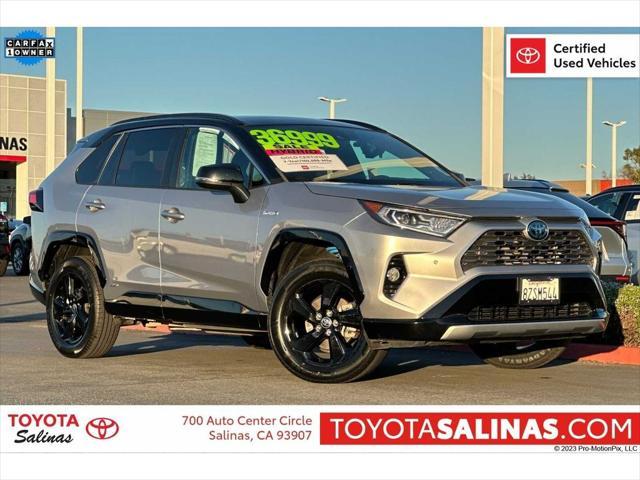 used 2021 Toyota RAV4 Hybrid car, priced at $36,999