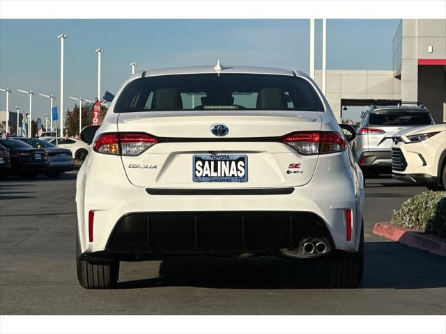 new 2025 Toyota Corolla Hybrid car, priced at $30,788