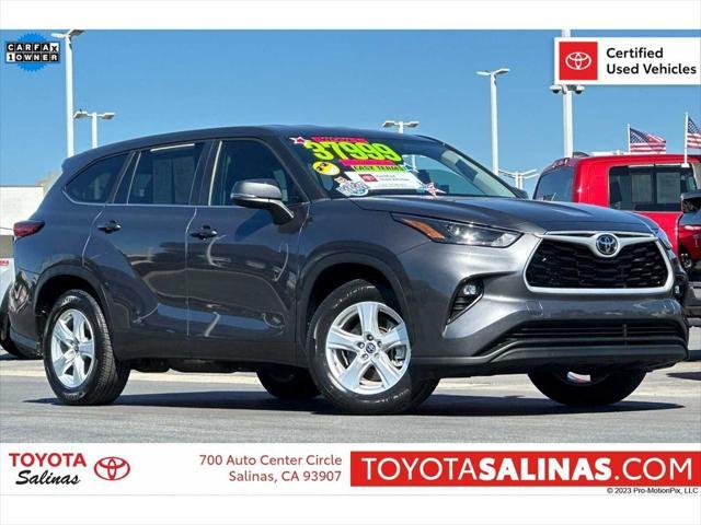 used 2023 Toyota Highlander car, priced at $37,999