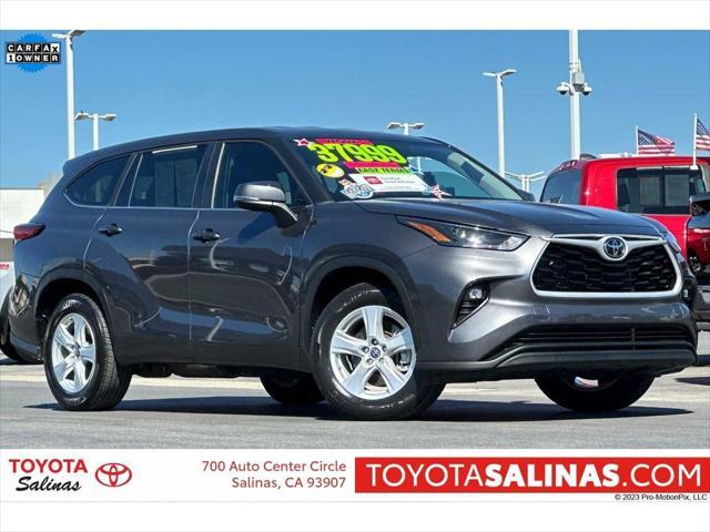 used 2023 Toyota Highlander car, priced at $32,999