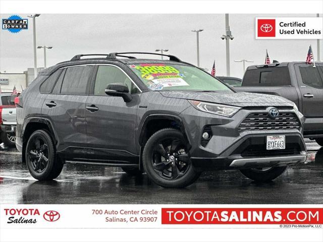 used 2021 Toyota RAV4 Hybrid car, priced at $38,999