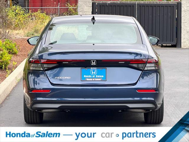 new 2025 Honda Accord car, priced at $31,710