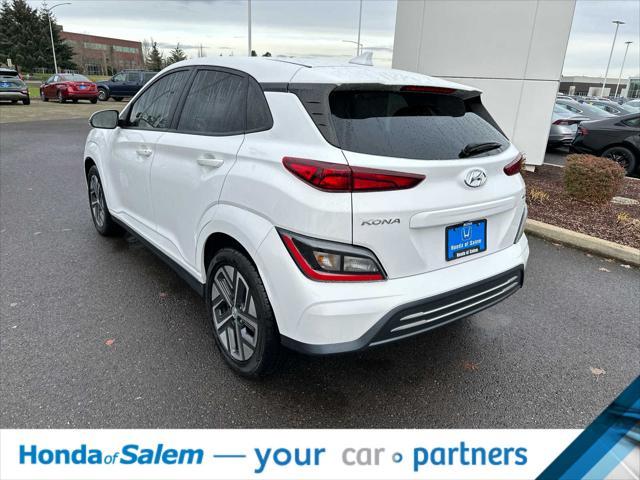 used 2022 Hyundai Kona EV car, priced at $22,995