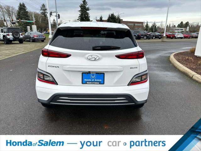 used 2022 Hyundai Kona EV car, priced at $22,995