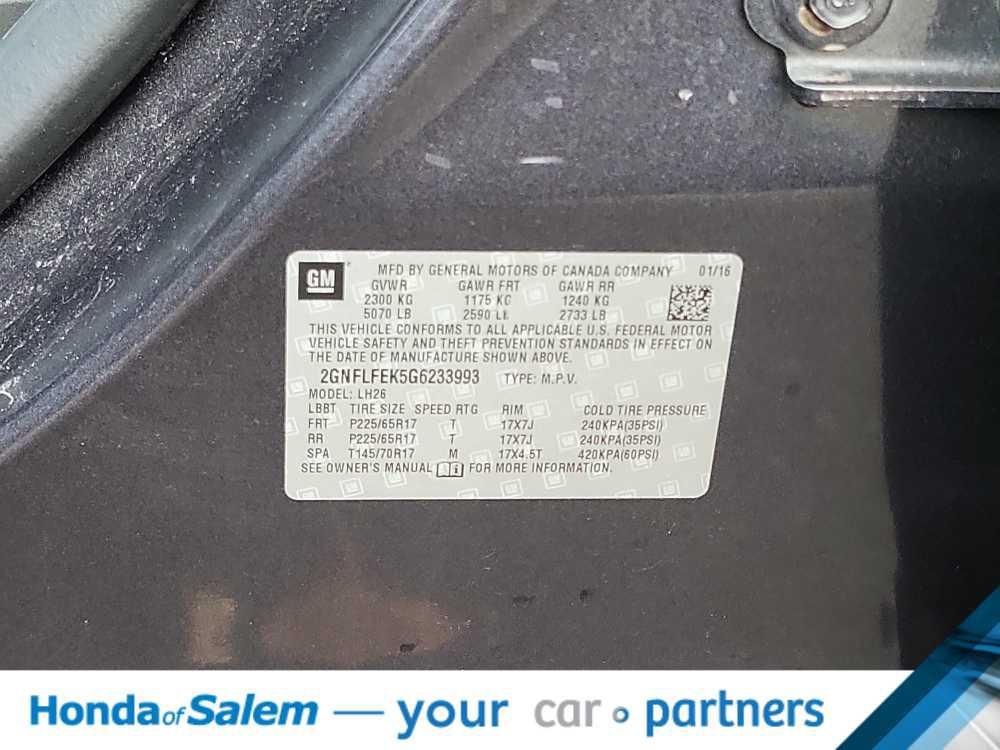 used 2016 Chevrolet Equinox car, priced at $11,995