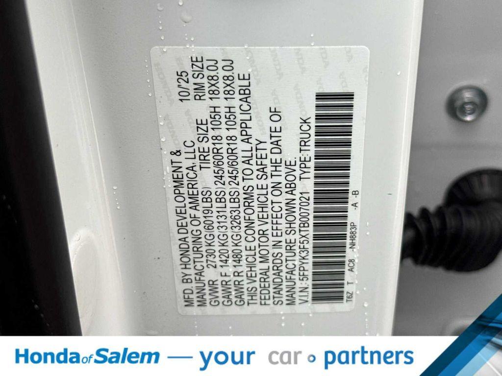 new 2026 Honda Ridgeline car, priced at $43,533