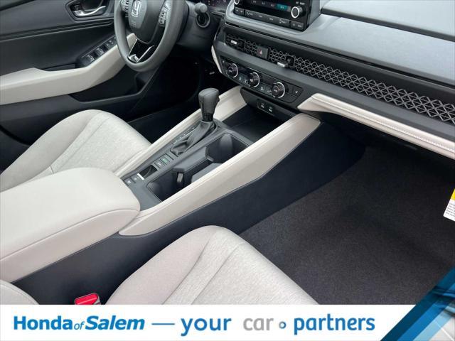 new 2025 Honda Accord car, priced at $31,710