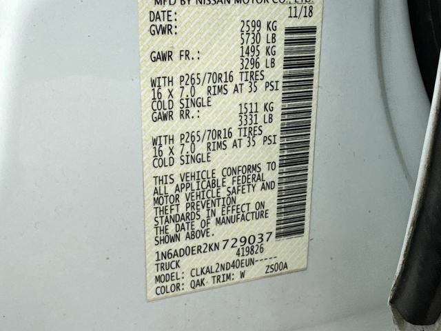 used 2019 Nissan Frontier car, priced at $17,560