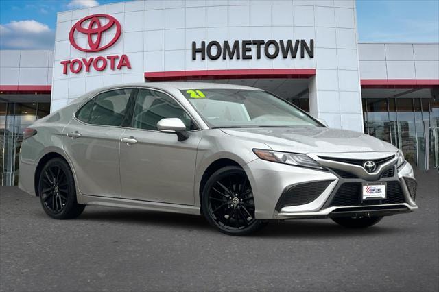 used 2021 Toyota Camry car, priced at $29,300