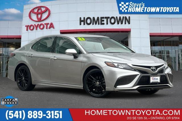 used 2021 Toyota Camry car, priced at $27,900