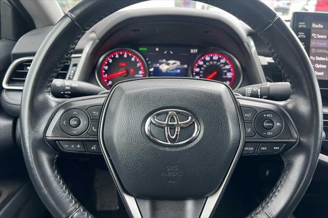 used 2021 Toyota Camry car, priced at $29,300