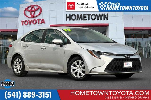 used 2022 Toyota Corolla car, priced at $20,200