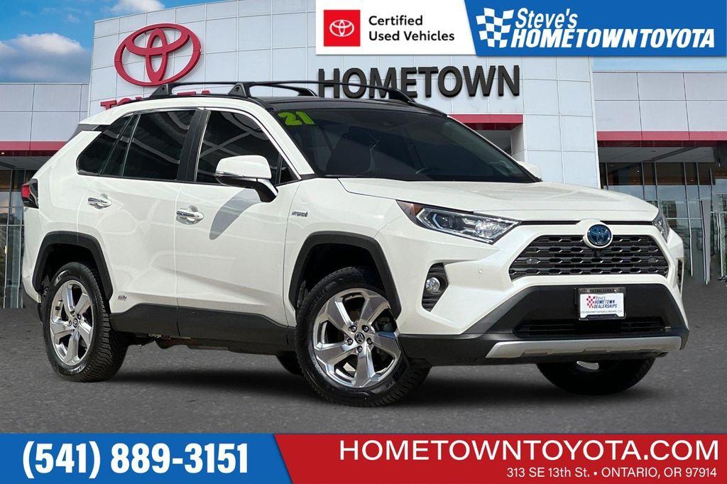 used 2021 Toyota RAV4 Hybrid car, priced at $33,750