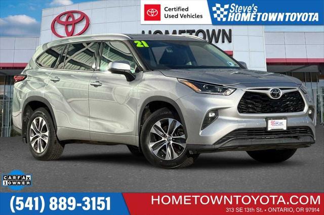 used 2021 Toyota Highlander car, priced at $34,200