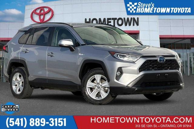 used 2021 Toyota RAV4 Hybrid car, priced at $30,000