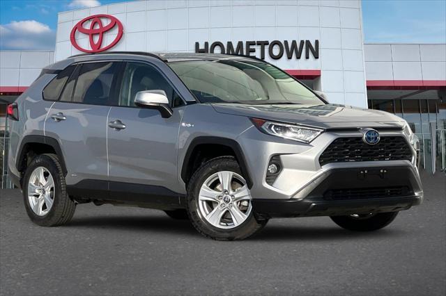 used 2021 Toyota RAV4 Hybrid car, priced at $30,000