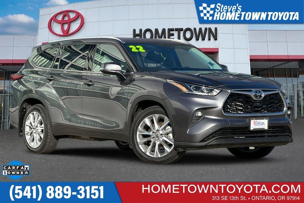 used 2022 Toyota Highlander car, priced at $38,000