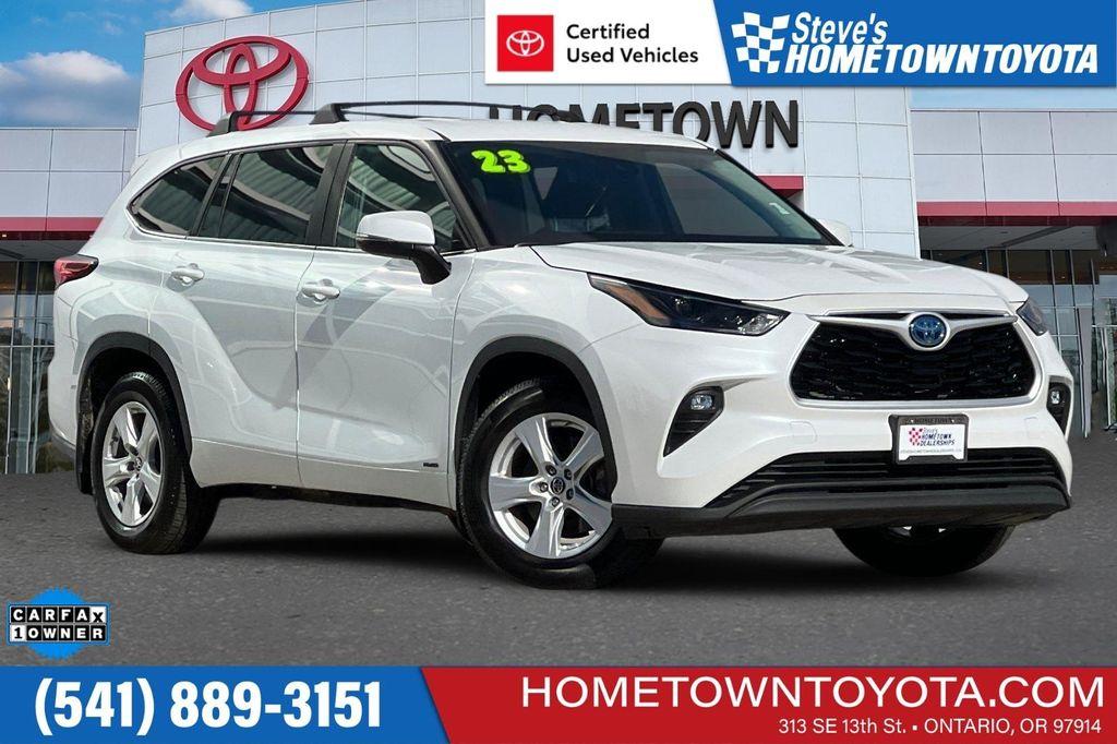 used 2023 Toyota Highlander Hybrid car, priced at $33,750