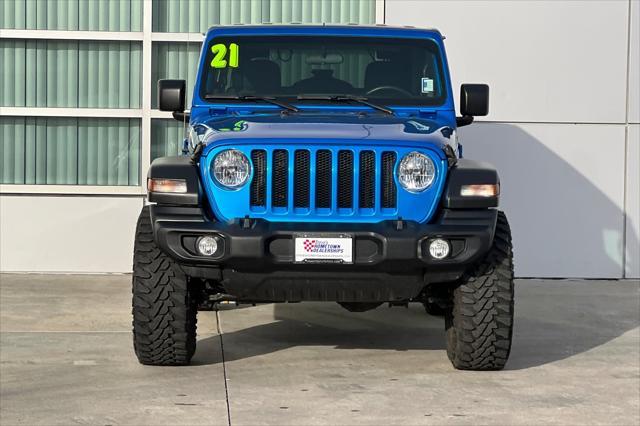 used 2021 Jeep Wrangler car, priced at $30,400