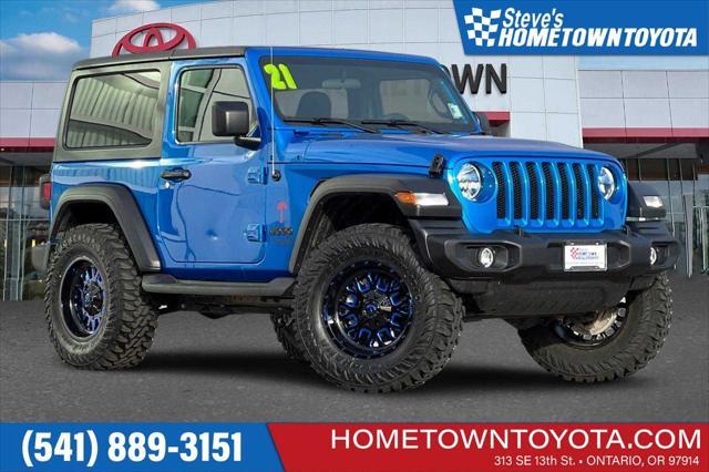 used 2021 Jeep Wrangler car, priced at $30,400