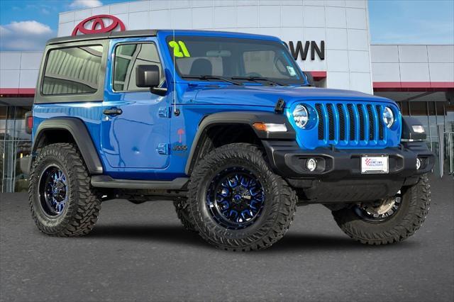 used 2021 Jeep Wrangler car, priced at $30,400