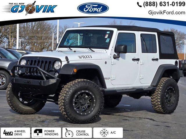 used 2017 Jeep Wrangler Unlimited car, priced at $26,317