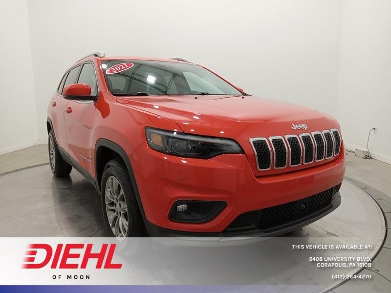 used 2021 Jeep Cherokee car, priced at $24,262