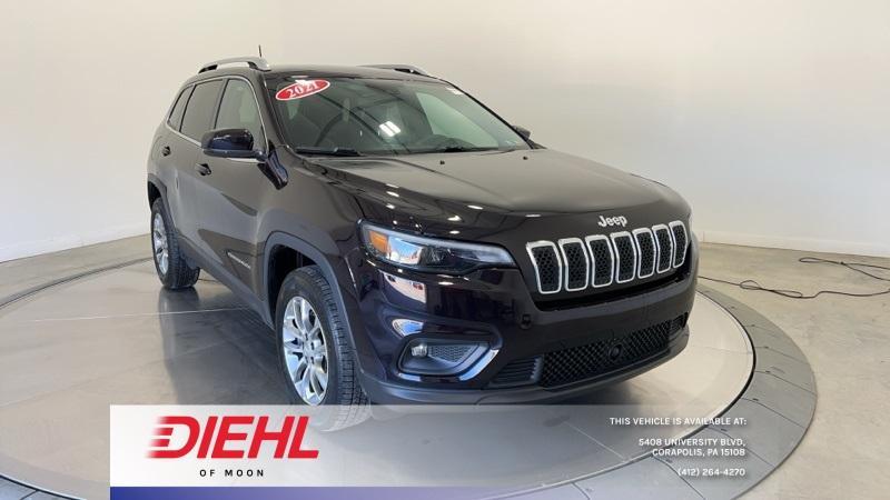 used 2021 Jeep Cherokee car, priced at $23,685