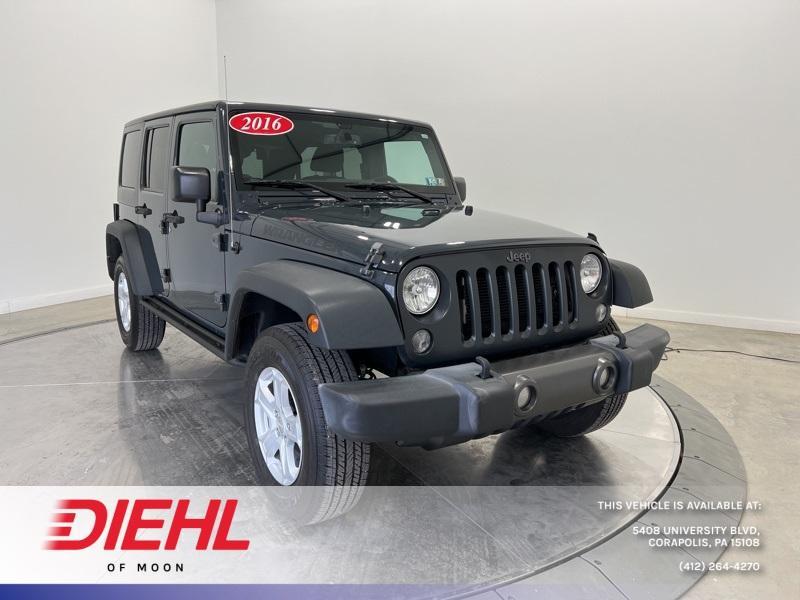 used 2016 Jeep Wrangler Unlimited car, priced at $17,887