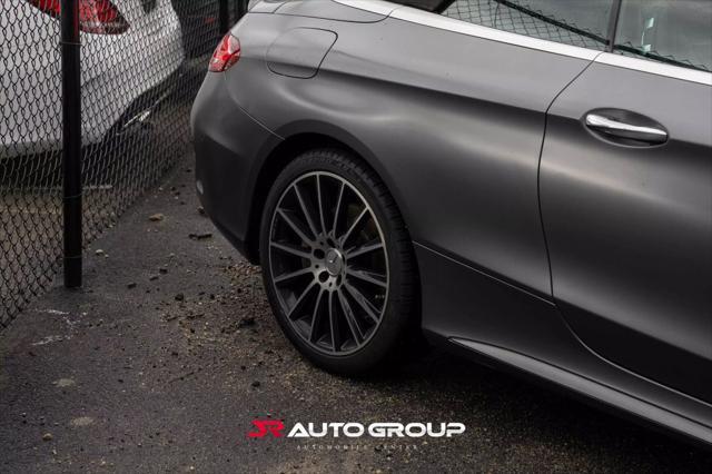 used 2017 Mercedes-Benz AMG C 43 car, priced at $28,000