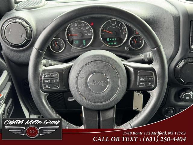 used 2017 Jeep Wrangler Unlimited car, priced at $19,577