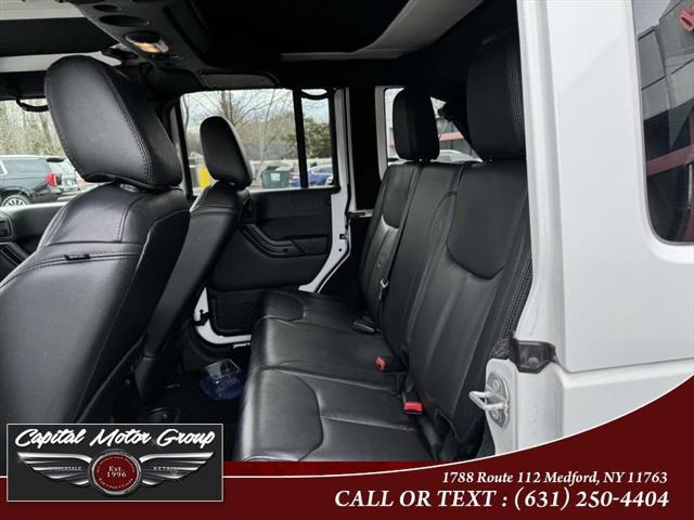 used 2017 Jeep Wrangler Unlimited car, priced at $19,577